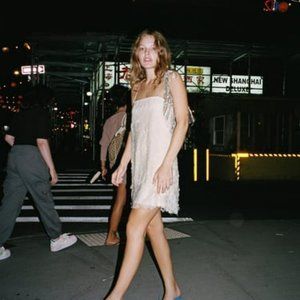 Zara cream floral sequin dress (New with tags)